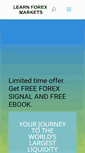 Mobile Screenshot of learnforexmarkets.com